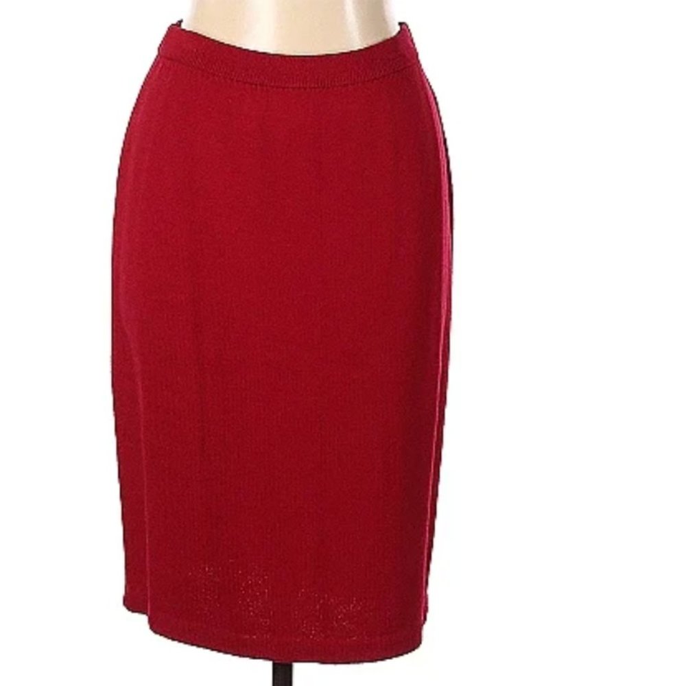 St. John Knit Pull-On Skirt
